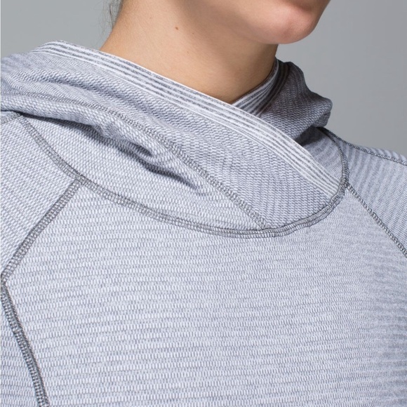 Lululemon Think Fast Hoodie Grey size 2 - Picture 4 of 11